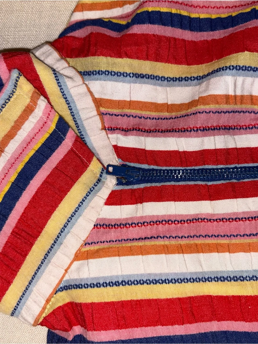 Vintage 2 peice set Striped Wide-Leg Pants in Multi-Color girls size 6